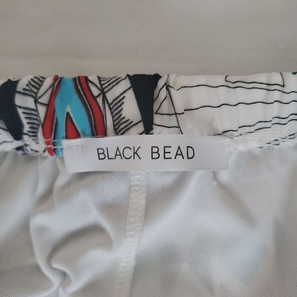 BLACK BEAD Women's Multicolor Palazzo W/ Inner Shorts Wide Leg Pants Size Medium - Picture 8 of 14
